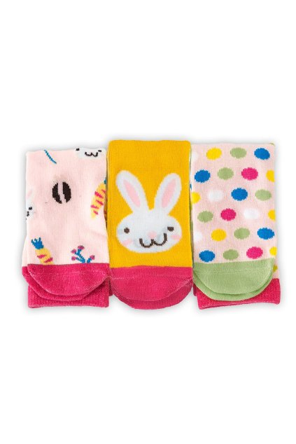 veselé ponožky FUNNY dívčí - 3pack, Pidilidi, PD0137-01, holka - 35-37
