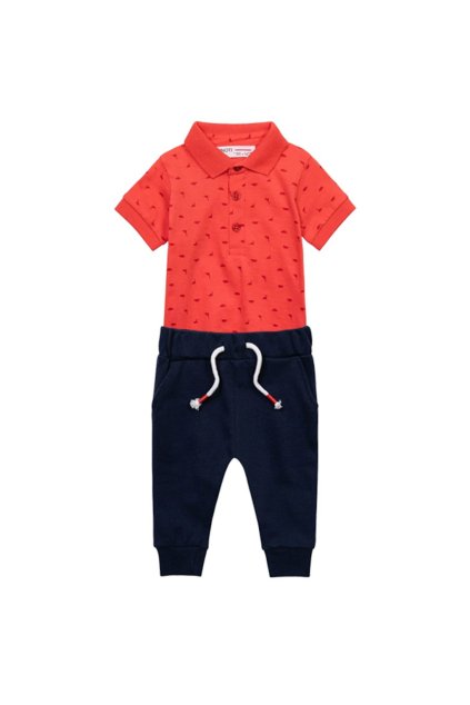 Chlapecký set -  tričko Polo a kalhoty, Minoti, Spike 3, Kluk - 86/92