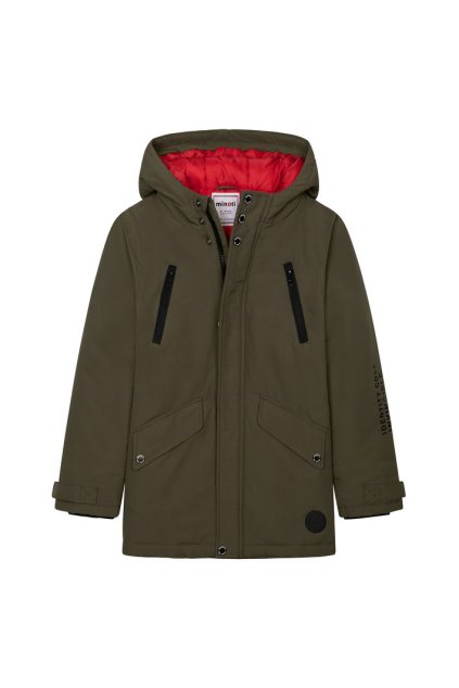 Kabát chlapecký Parka, Minoti, Gym 2, khaki - 104/110
