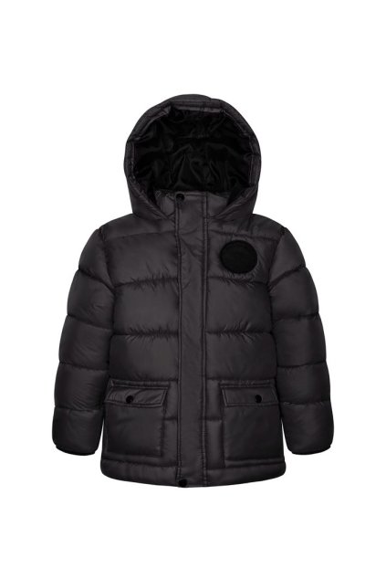 Kabát chlapecký nylonvý Puffa, Minoti, 11COAT 11, černá - 158/164