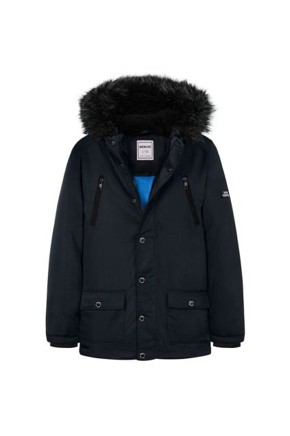 Kabát chlapecký Parka, Minoti, 11COAT 20, modrá - 116/122