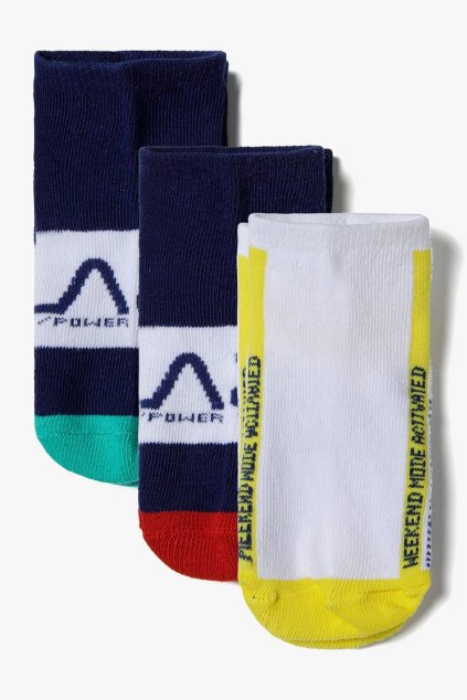 Ponožky chlapecké 3pack, Minoti, 13sock 20, Kluk - 122/128
