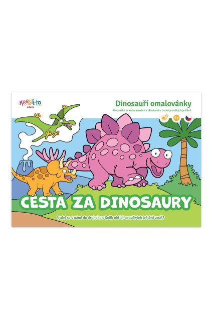 Dinosauří omalovánky: Cesta za dinosaury, Kresli.to, W033913