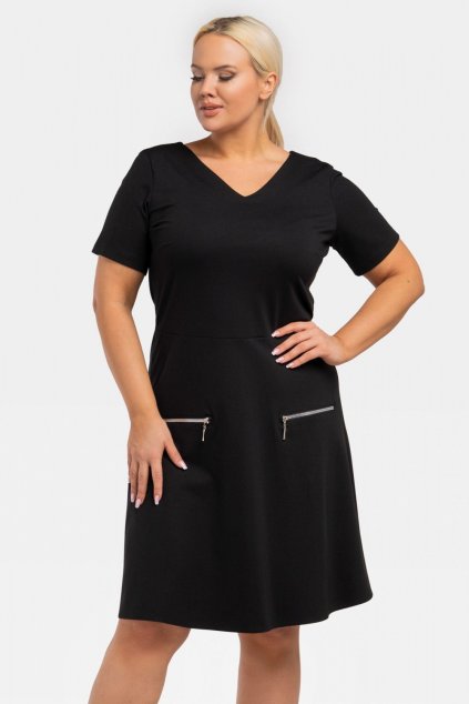 šaty plus size model 195021 Karko (Velikost 38)