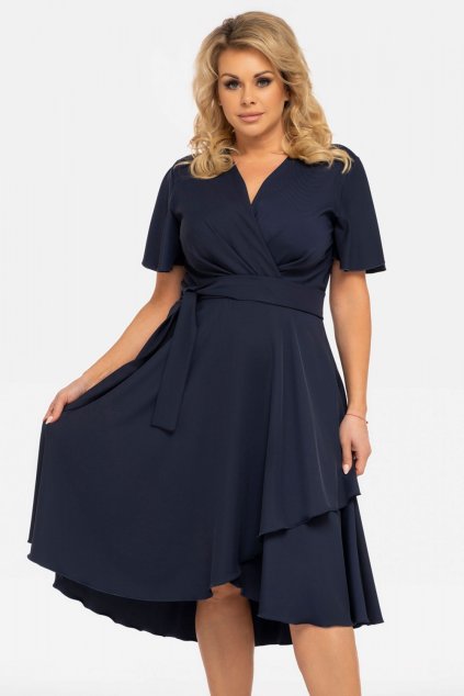 šaty plus size model 190952 Karko (Velikost 38)