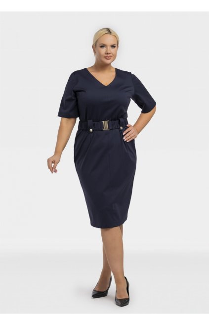 šaty plus size model 195024 Karko (Velikost 38)