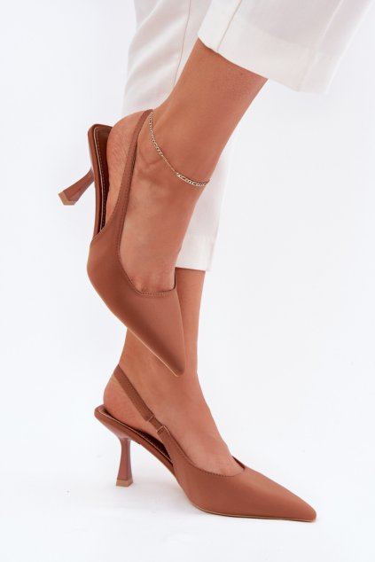 Sandály na podpatku model 214991 Step in style (Velikost 36)