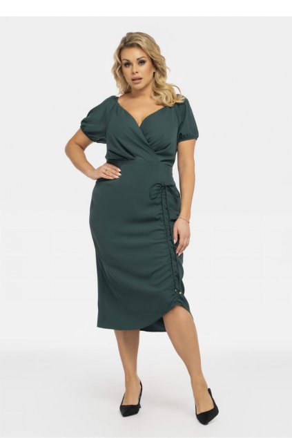 šaty plus size model 190954 Karko (Velikost 38)