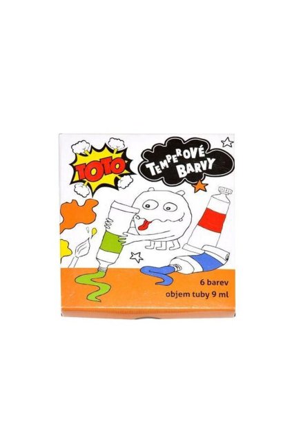 Temperové barvy 6 ks, TOTO, 881269