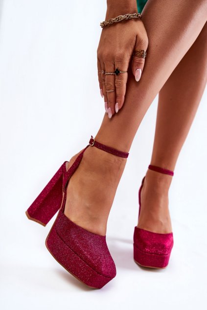 Sandály na podpatku model 173742 Step in style (Velikost 37)
