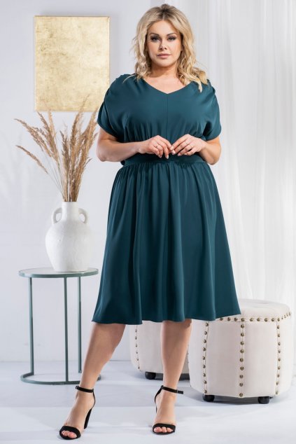 šaty plus size model 183387 Karko (Velikost 38/40)