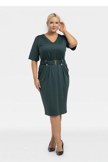 šaty plus size model 195023 Karko (Velikost 38)