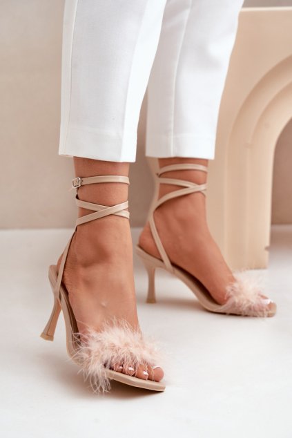 Sandály na podpatku  model 203591 Step in style (Velikost 40)