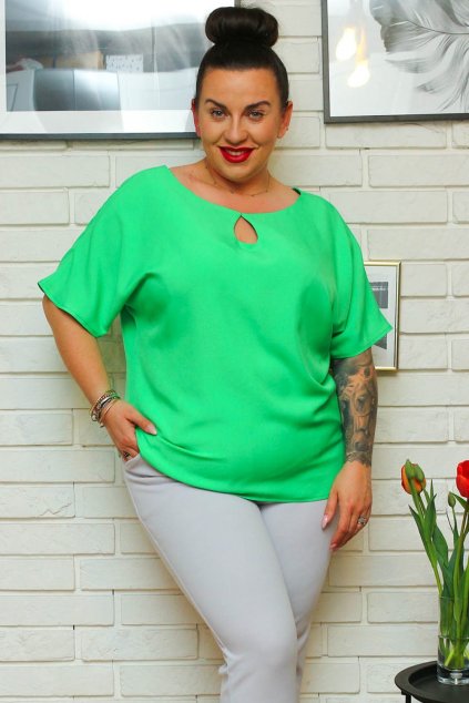halenka plus size model 169032 Karko (Velikost 46/48)