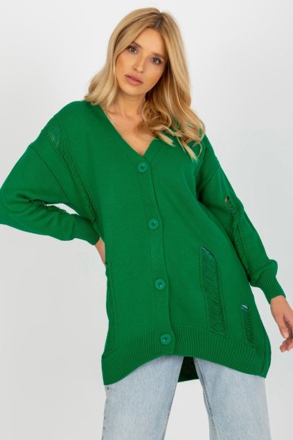 Svetr na zapínání  model 175748 Rue Paris (Velikost universal)