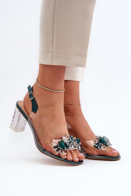Sandály na podpatku  model 195570 Step in style (Velikost 36)