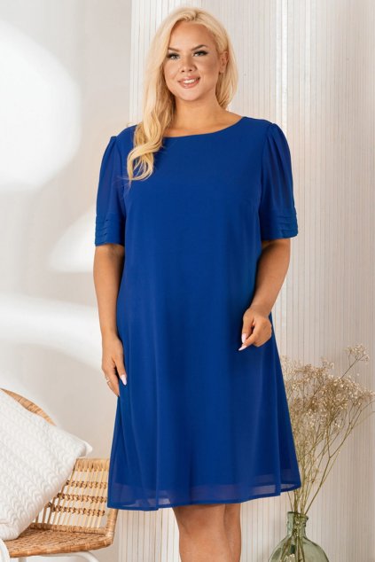 šaty plus size model 180450 Karko (Velikost 38/40)