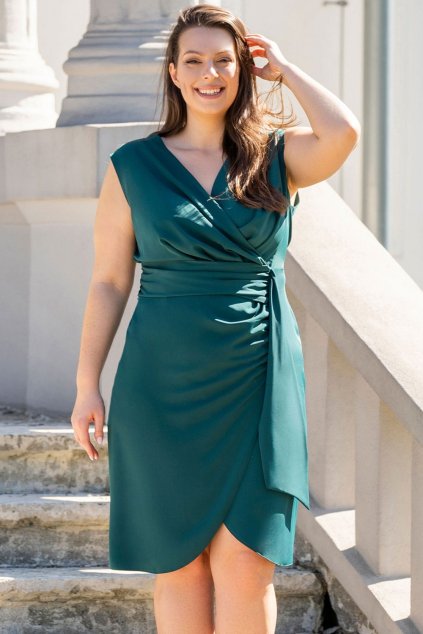 šaty plus size model 190983 Karko (Velikost 40)