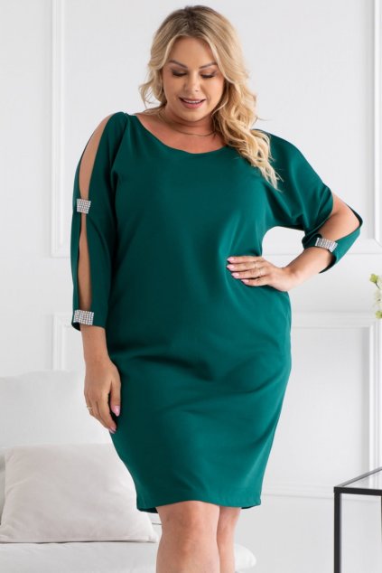 šaty plus size model 191382 Karko (Velikost 38/40)