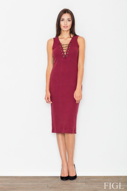 Večerní šaty model 62654 Figl (Velikost S/M)