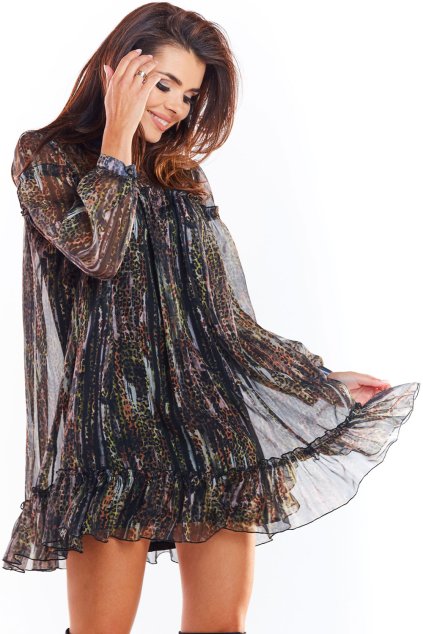 Společenské šaty  model 139515 awama (Velikost L/XL)
