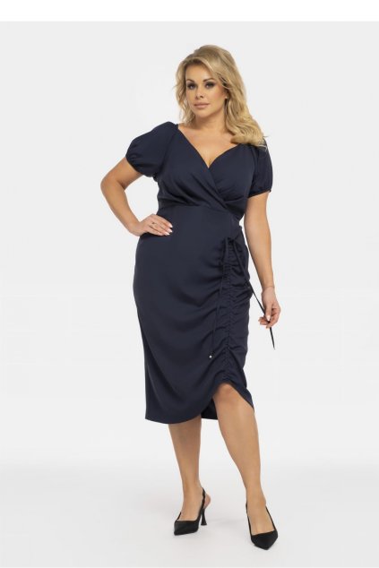 šaty plus size model 190955 Karko (Velikost 38)