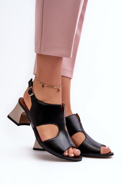 Sandály na podpatku  model 198797 Step in style (Velikost 36)