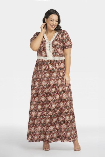 šaty plus size model 196882 Karko (Velikost 38/40)