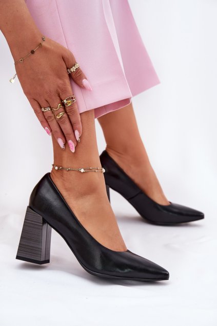 Lodičky na sloupku model 213893 Step in style (Velikost 36)