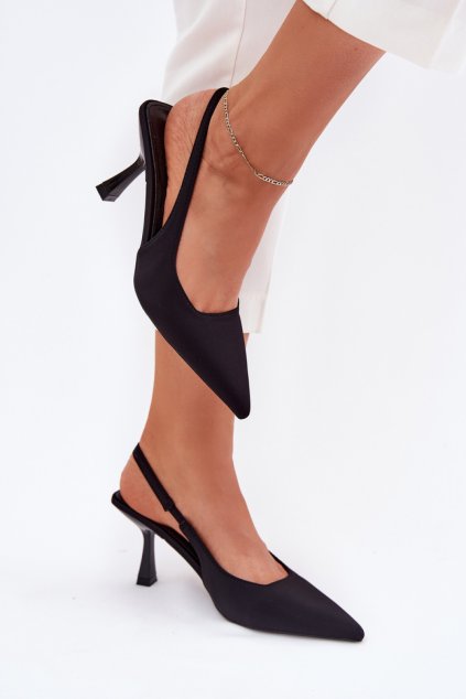 Sandály na podpatku model 214993 Step in style (Velikost 36)