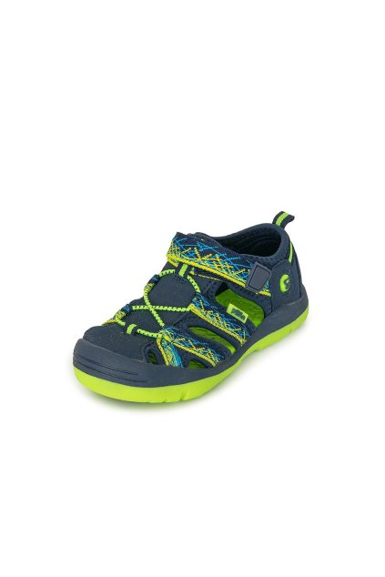 Chlapecké sandály BUGGA TIKI Dark Blue/Green - tmavě modré - 31
