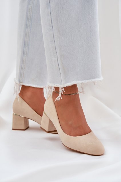 Lodičky na sloupku model 208436 Step in style (Velikost 37)