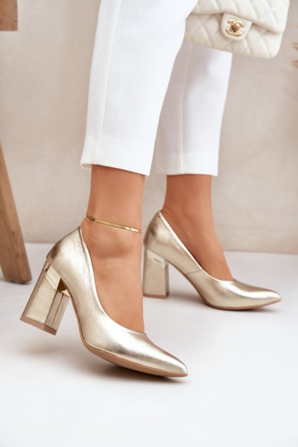 Lodičky na sloupku model 206818 Step in style (Velikost 36)
