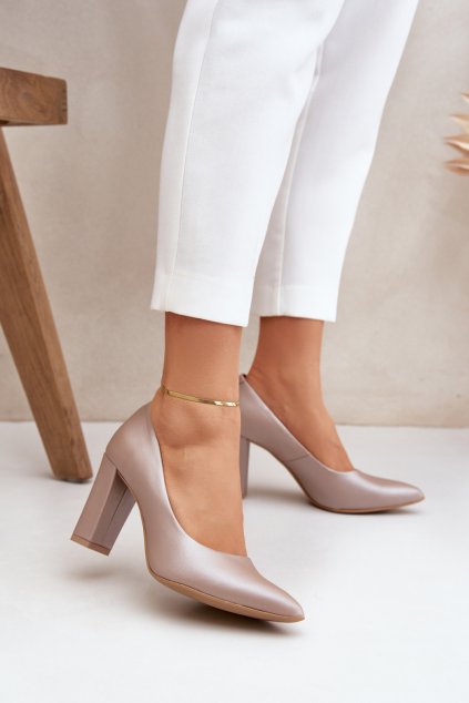 Lodičky na sloupku model 206819 Step in style (Velikost 37)