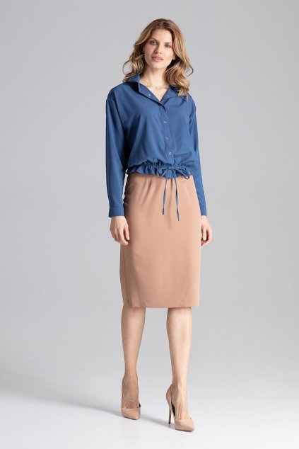 Košile s dlouhým rukávem  model 130146 Figl (Velikost L/XL)