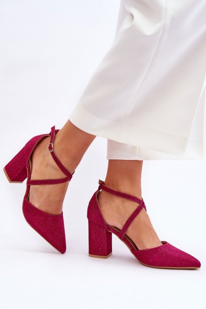 Lodičky na sloupku model 181455 Step in style (Velikost 36)