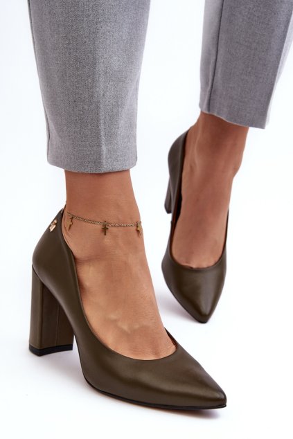 Lodičky na sloupku model 188524 Step in style (Velikost 36)
