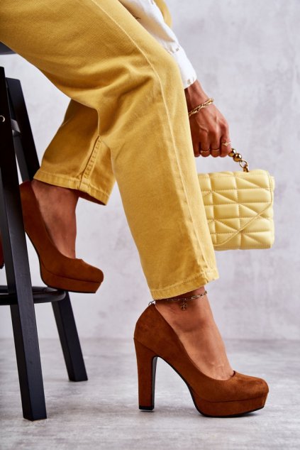 Lodičky na sloupku model 175298 Step in style (Velikost 36)