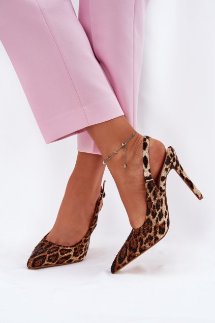Sandály na podpatku model 214487 Step in style (Velikost 38)