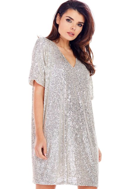 Večerní šaty model 139579 awama (Velikost universal)