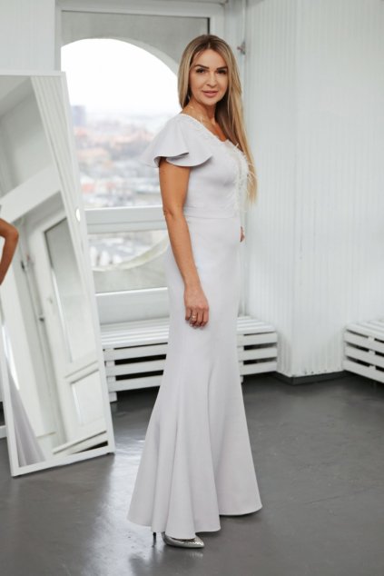 Dlouhé šaty  model 215114 Jersa (Velikost 36)