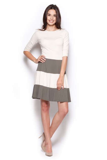 Denní šaty model 44281 Figl (Velikost XL)