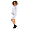 Těhotenské šaty model 94416 PeeKaBoo (Velikost s)
