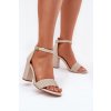 Sandály na podpatku  model 213925 Step in style (Velikost 40)