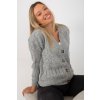 Svetr na zapínání  model 175416 Rue Paris (Velikost universal)