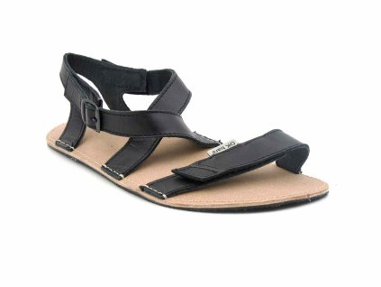 OK Bare dámské kožené barefoot sandálky Jami černé