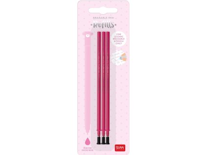 Legami gumovací náplně – set 3ks – růžový inkoust