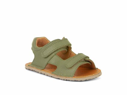 Froddo Barefoot dětské sandálky Flexy Mini Olive G3150270-3 Zelené