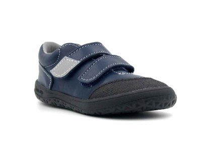 Jonap barefoot dětské kožené tenisky B22 mv modrá