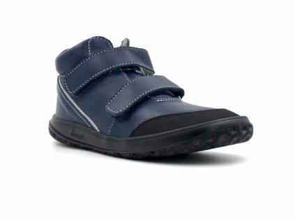 Jonap barefoot dětské kotníkové boty Jolla – Modrá